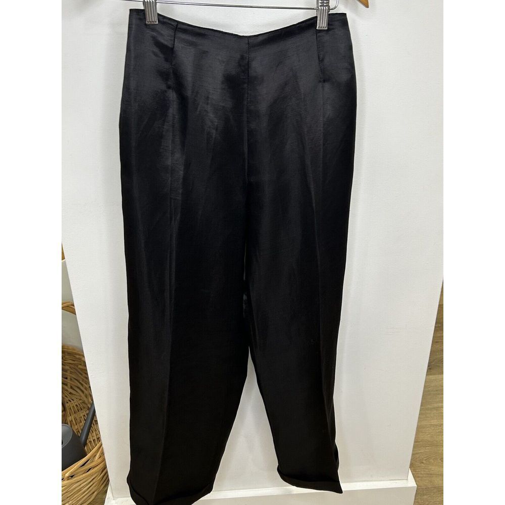 Ivoire De Laurence  Paris High Waist Black Pant‎